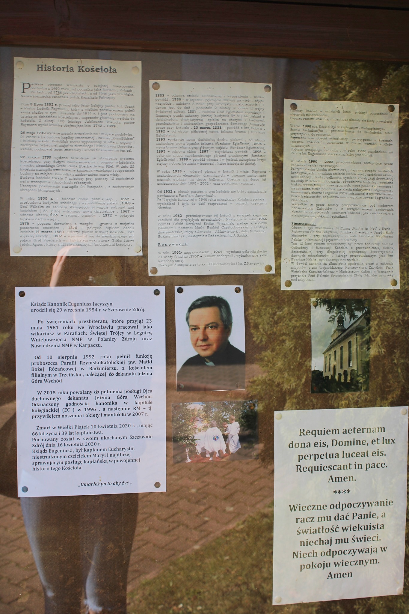 Historia kościoła i pamięć o duszpasterzu